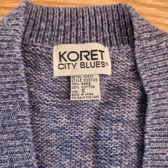 NWT Vintage Koret Women's Multicolor Sweater Vest, Size S - Picture 5 of 7